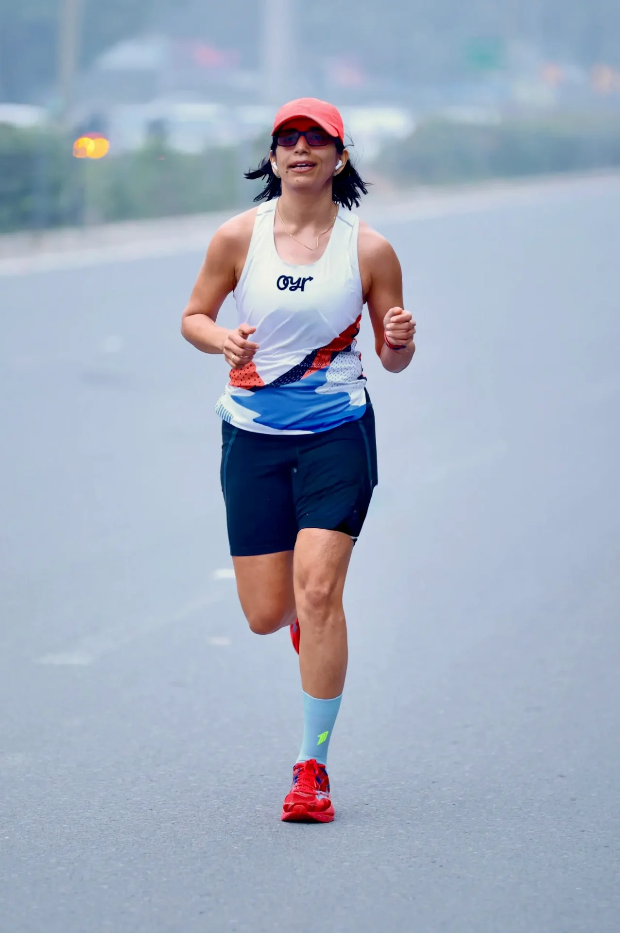 Race Singlet Ekiden - Runner in action
